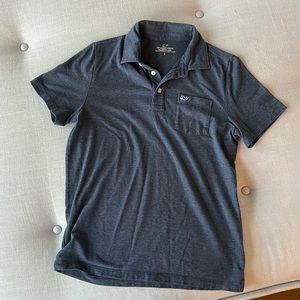 Boys vineyard vines navy heathered polo size Large - rarely worn!